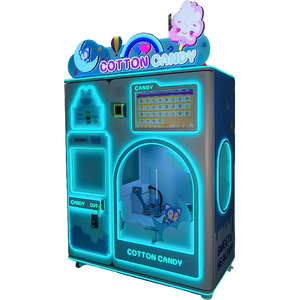 Máquina expendedora inteligente de envasado de dulces de coco, máquina de algodón de azúcar, máquina rosa para hacer dulces - Product Image 5