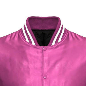 แจ็กเก็ตเลตเตอร์ผ้าซาตินแบบทนทานแจ็กเก็ตฤดูหนาวผลิตจากโพลีเอสเตอร์ - Product Image 3