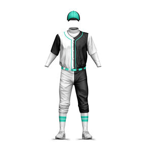 Uniforme de Béisbol de Color Sólido Hecho con Material 100% Poliéster, Nueva Llegada, Alta Calidad - Product Image 3