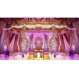 La mejor boda india ceremonia hindú Mandap Srilankan boda decorativa FRP Pavo Real Mandap precioso Pavo Real tema boda Mandap - Product Image 1