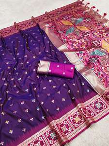 Banarasi Anupama Sarees en soie douce Marché de gros de vêtements indiens et pakistanais en Inde - Product Image 3