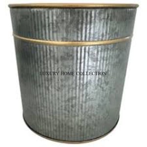 Heavy-Duty Large-Capacity <b>Metal</b> Waste <b>Bin</b> Durable Iron Structure for High-Traffic Areas for Kitchens or Lobbies - Product Image 5