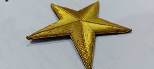 Insignes de wok brodés à la main Emblèmes en polyester avec étiquettes de vêtement en fil métallique utilisant des techniques tissées - Product Image 6