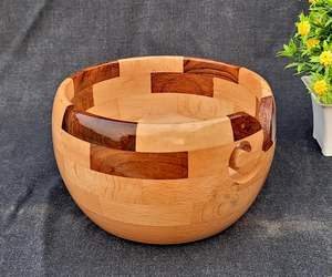 ชามเก็บเส้นด้ายทำจากไม้ถักนิตติ้งทำด้วยมือผลิตภัณฑ์ชามพรีเมี่ยมสำหรับการจัดการที่มีประสิทธิภาพ - Product Image 5