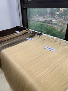 Extensions de cheveux de trame Bundle de couleur blonde de haute qualité Double dessiné 100% cheveux vietnamiens vierges expédition rapide - Product Image 6