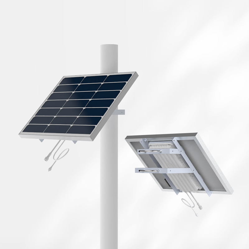 Foldable Solar Power System for Dahua Hikvision Easy Install 60W 80W 100W with 20ah 40ah 50ah Battery · image 1