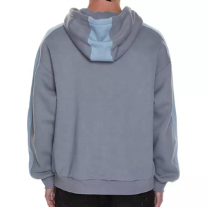 Nouveau sweat à capuche surdimensionné pour homme, mode personnalisée, patchwork multicolore, cordon de serrage - Product Image 3