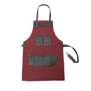 Tabliers en cuir de vachette Vintage de haute qualité pour hommes/Tabliers en cuir léger pour hommes sur mesure à vendre - Product Image 4