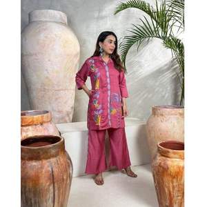 Meilleur ensemble Kurti Vetican pour tenue ethnique Kurti Palazzo pour femmes, tenue de fête de mariage et de célébration - Product Image 2
