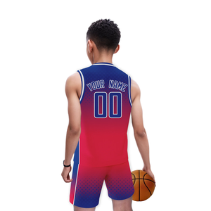 Vente en gros de service OEM Uniformes de basket-ball pour les écoles et les clubs Maillots respirants réversibles à séchage rapide entièrement personnalisés pour les équipes - Product Image 2