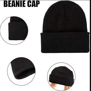 Low MOQ Custom Beanie <b>Caps</b> for Women Knitted Winter Wear Beanie <b>Caps</b> with Custom Logo - Product Image 5