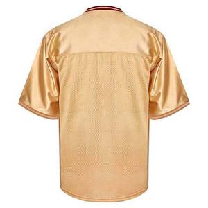 Maillot de football américain personnalisé en gros, nom et numéro de l'équipe, pour adultes, 100 % polyester respirant, manches courtes, col en V, UPF 50 UV - Product Image 5
