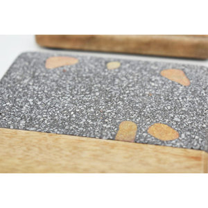 Atractivo posavasos de nogal de color personalizado de madera impreso forma cuadrada Natural Premium y duradero uso multifunción antiadherente - Product Image 3