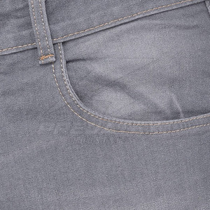 Customized Casual Men's Jeans Pants Mid Waist Medium Wash Unique Design Breathable Lightweight Corduroy Fabric 100% Cotton - Product Image 6