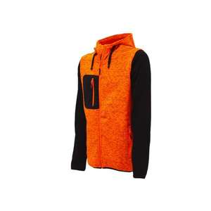 Sudadera con cremallera completa para mujer, ropa de seguridad reflectante, color naranja arcoíris, fluo - Product Image 3