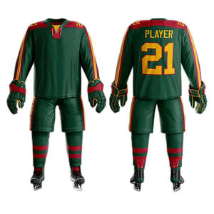 ชุดเสื้อฮ็อกกี้น้ำแข็งและกางเกงสำหรับผู้ชายชุดฮ็อกกี้น้ำแข็ง - Product Image 1