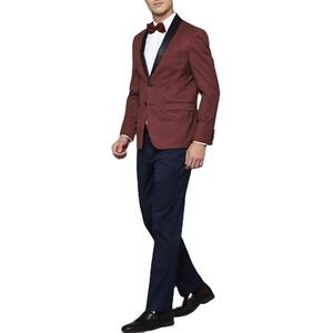2024 moda últimos trajes de graduación ajustados para hombres 3 piezas trajes de negocios vestido de boda chaleco esmoquin estambre traje de pana hombres - Product Image 1