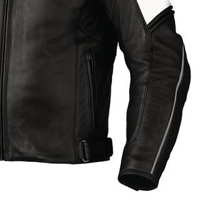 Vêtements pour hommes Vestes de moto à manches longues en cuir de haute qualité Vestes de moto en cuir à la mode pour hommes - Product Image 5