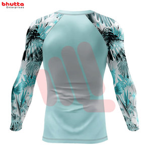 Vente chaude Rush Guard Hommes Taille Personnalisée Confortable Compression Fitness Rash Guard À Manches Longues Hommes Compression Rash Guard - Product Image 4