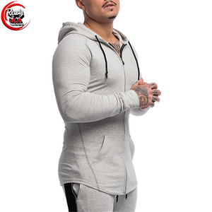 Sweats à capuche et sweat-shirts de sport 100% coton pour hommes, vêtements de sport teints en couleur unie pour l'hiver - Product Image 6