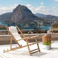 Chaises de plage pliantes de luxe pour bronzer en plein air chaises de plage en bambou naturel chaises longues de plage et de jardin