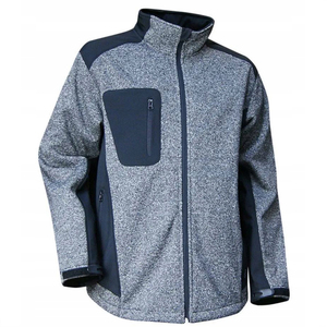 Chaqueta polar micro de invierno de manga larga para hombre al por mayor ecológica con logotipo personalizado de fábrica - Product Image 4