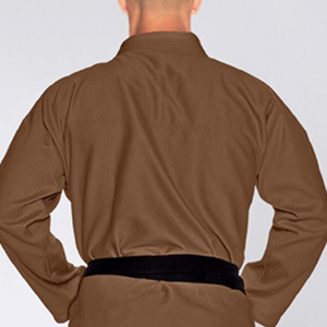 Uniforme de karaté poids lourd respirant unisexe adulte nouveau design haute qualité confortable couleurs personnalisées polyester/coton devant - Product Image 4