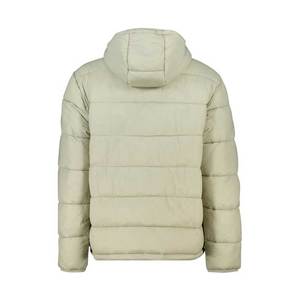 Custom Nylon Polyester Zip up Warm <b>Hoodie</b> Outerwear Lightweight Padded <b>Quilted</b> Puff Bubble Winter Puffer Jacket Men - Product Image 2