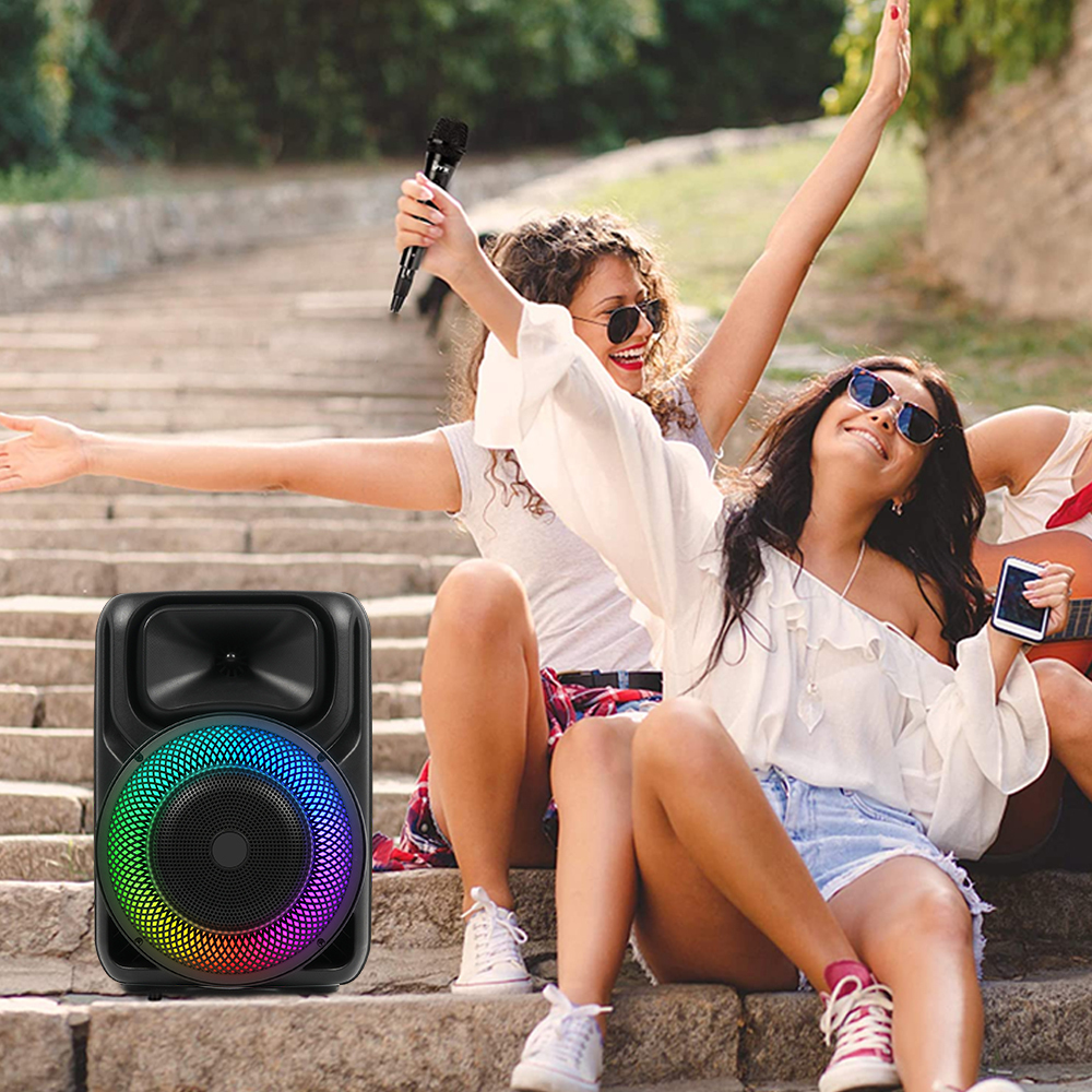 Good Karaoke Sound System FM Radio Bluetooth Outdoor Indoor Party Speaker Portable Speaker · image 5
