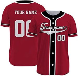 Uniforme deportivo para jóvenes personalizable para hombres y mujeres Jersey de béisbol y chándal personalizado con número Nombre del equipo Jugadores de Softbol - Product Image 1
