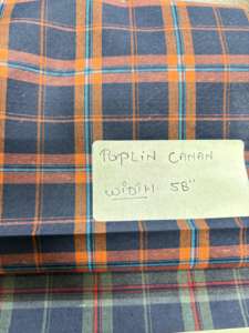 Tela de popelina a cuadros teñida de hilo de alta calidad, Diseño a rayas para niñas, ropa de calidad premium de exportación - Product Image 5