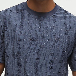 American Ins Street Retro desgastado lavado hombres y mujeres Vintage Camiseta de manga corta 100% algodón Casual camisetas para hombres - Product Image 4