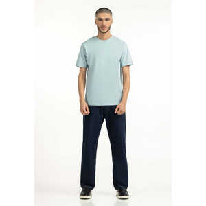 เสื้อยืดโอเวอร์ไซส์ทรงปกติ MN-TS-SS25-317 ผ้าเจอร์ซีย์ 280 กรัม พิมพ์ลายกราฟิกแบบกดอัด มีฉลากสั่งทำได้ วิธีการพิมพ์ DTG และสกรีน - Product Image 2