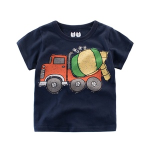 2025 T-Shirt garçons exclusif imprimé à manches courtes décontracté 100% coton vente en gros OEM personnalisé enfants T-Shirt qualité orientée vers l'exportation - Product Image 3