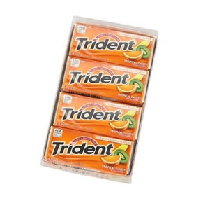 Wholesale buyers seeking Tridentt Tropical Twist Gum bulk supply fresh fruity chewing gum ideal for export markets - Product Image 3