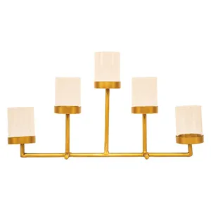 ที่ใส่เทียนโลหะรูปทรงสี่เหลี่ยมผืนผ้า ดีไซน์หรูหรา คุณภาพสูง สำหรับตกแต่งบ้านในช่วงคริสต์มาส - Product Image 6