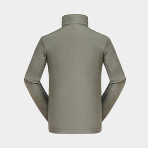 2024 personnalisé nouvelle veste Softshell conception personnalisée vêtements d'hiver hommes coupe-vent imperméable polaire doublé fermeture éclair veste souple - Product Image 4