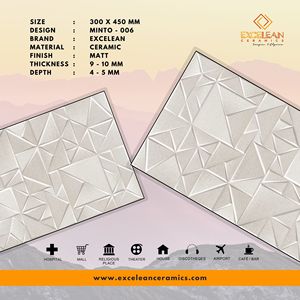 Oferta con descuento Azulejos de piedra Diseño de alta profundidad 30x45 cm Exterior Carreaux Azulejoz Porcelanato Revestimiento de pared de cerámica Elevación - Product Image 2
