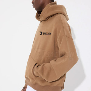 Haute qualité sur mesure Basics sweats à capuche surdimensionnés pour hommes nouveau Design 100% coton pour hommes sweat à capuche surdimensionné - Product Image 6
