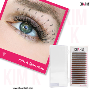 CharmLash Plateaux de cils préfabriqués Super Doux à Pointes Effet Mouillé Volume Complet 6-25mm, en PBT/Soie Coréenne, Naturels Longs, 16 Rangées, Personnalisables - Product Image 4