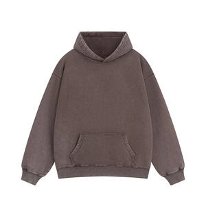 Unique Acid Wash Fleece <b>Hoodie</b> <b>for</b> <b>Men</b> 100% Cotton Regular Fit Custom Made High Quality Breathable Plus Sizes - Product Image 3