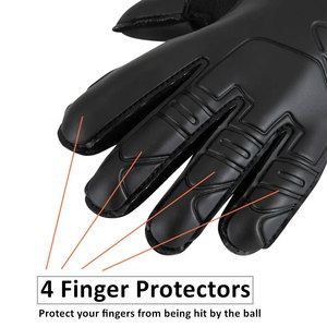 Gants de gardien de but de football en gros enfants adultes taille professionnel épais gants de gardien de but de football avec protection des doigts - Product Image 4