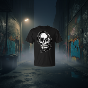 เสื้อยืดพรีเมียมลายงูและมีดสำหรับนักเลี้ยงงู เหมาะสำหรับสินค้าส่งเสริมการขาย - Product Image 3