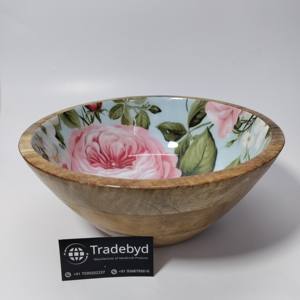 Elegante vajilla de madera de acacia hecha a mano y ensaladera con opción de logotipo personalizado Ideal para compradores al por mayor - Product Image 2