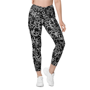 Women custom logo leggings breathable fabric OEM design perfect for fitness branding promotional events and bulk sales - Product Image 3