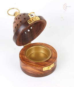 Quemador de Incienso de Madera Religioso de Primera Calidad con Diseño Artesanal 100% Natural y Duradero para Aromaterapia y Meditación - Product Image 6