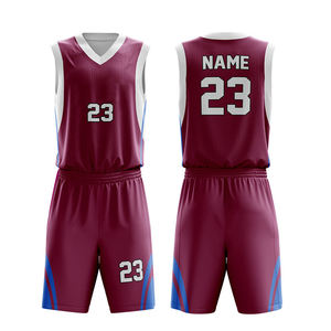 Conjunto de camisetas de baloncesto atléticas para hombres y mujeres jóvenes-Uniformes de Club Americano del equipo en blanco Camiseta sin mangas de talla grande y kit de pantalones cortos - Product Image 3