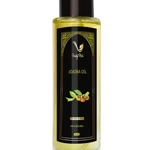 Wholesale Private Labeling Jojoba Oil Cold Pressed Moisturizing & Nourishing Boosts Skin's Glow Fades Fine Lines & Wrinkles