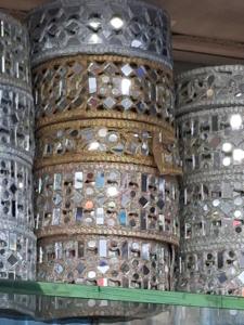 Nouveauté : dentelle brodée en polyester de haute qualité, effet miroir métallique, dentelle florale, couleur personnalisée, chaussures, vente chaude - Product Image 6