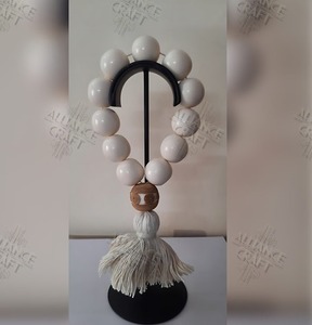 Guirnalda de resina decorativa nueva y grande, cuentas duraderas, acabado de resina único para sala de estar, decoración de repisa, medias de Navidad - Product Image 2